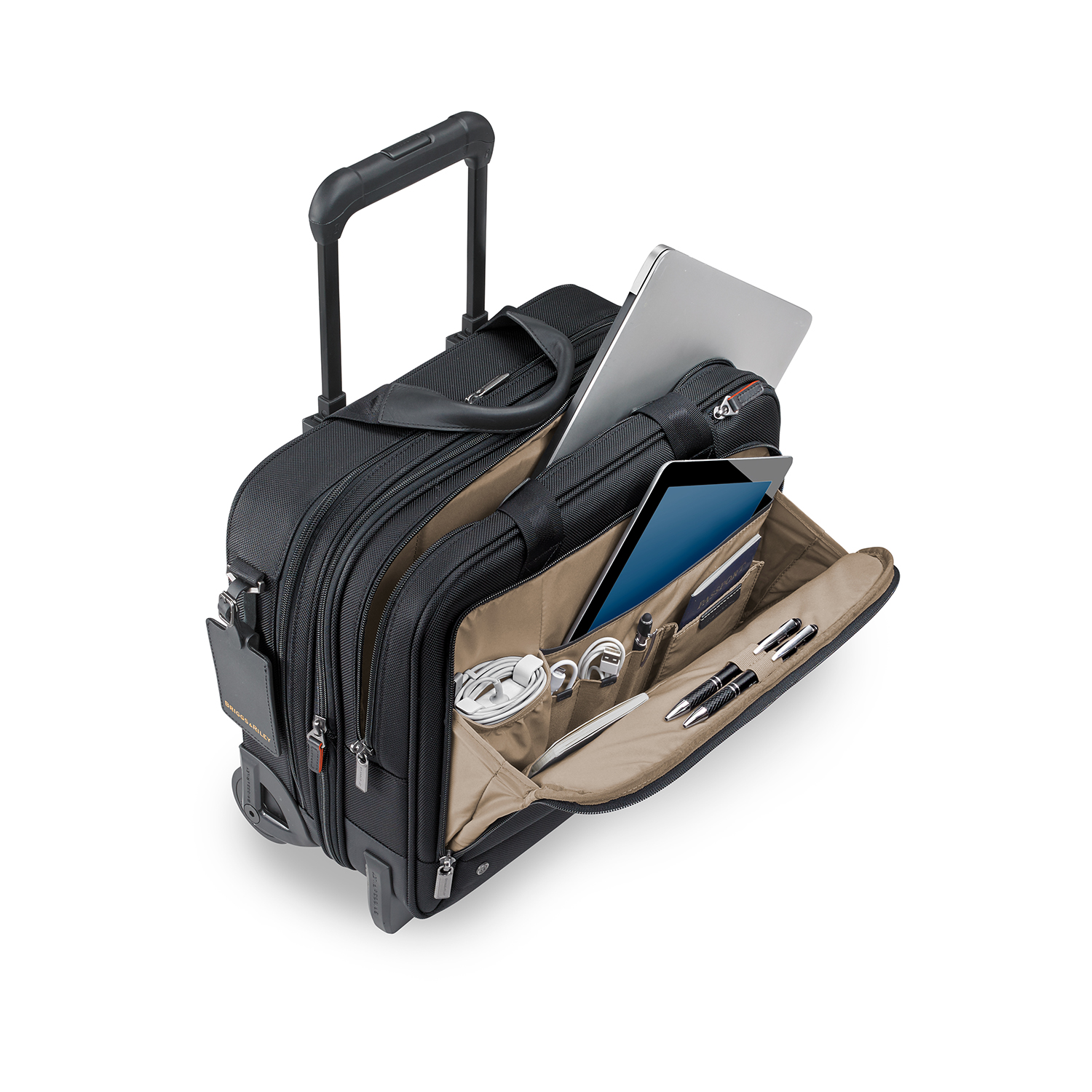 2 wheel medium suitcase