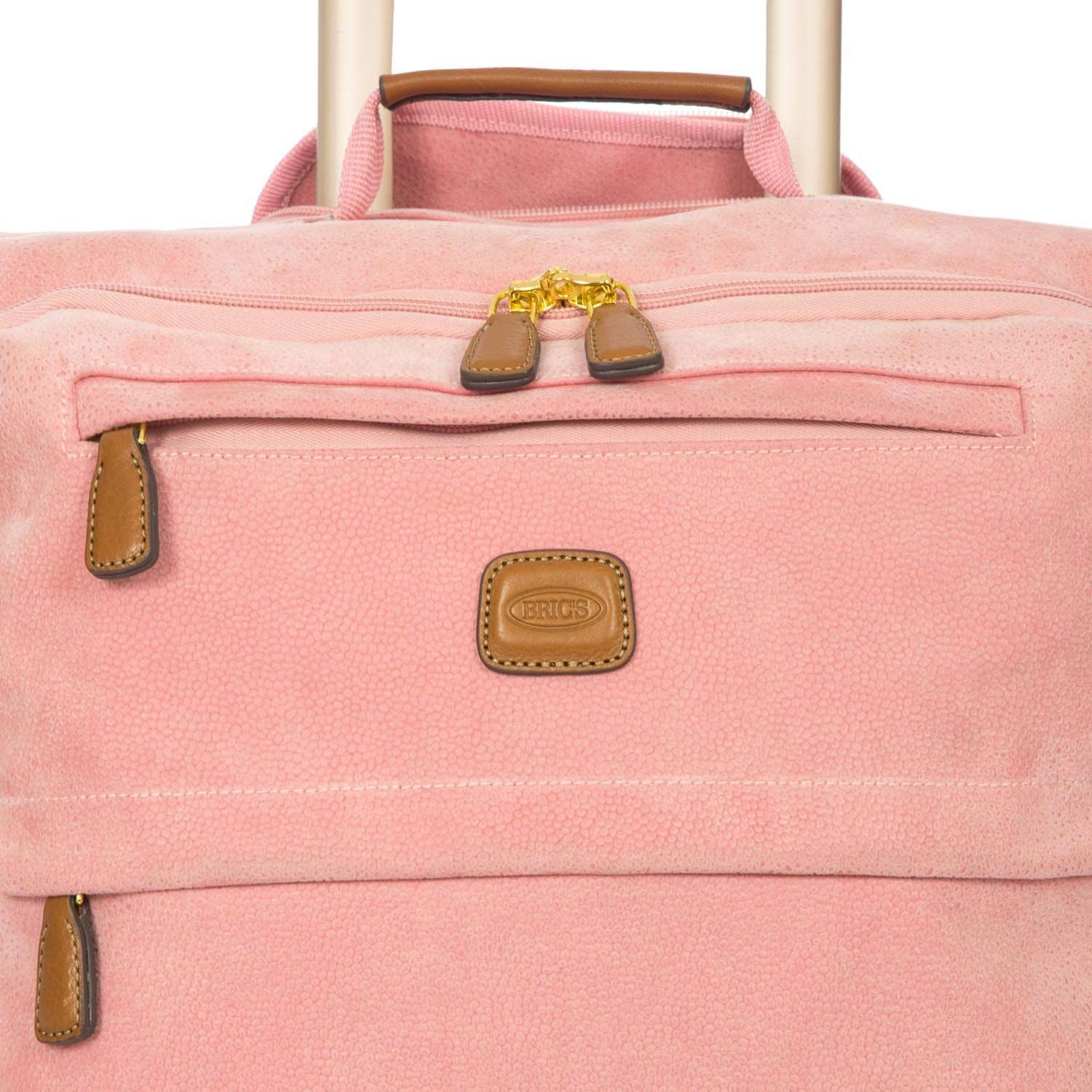 pink luggage for women