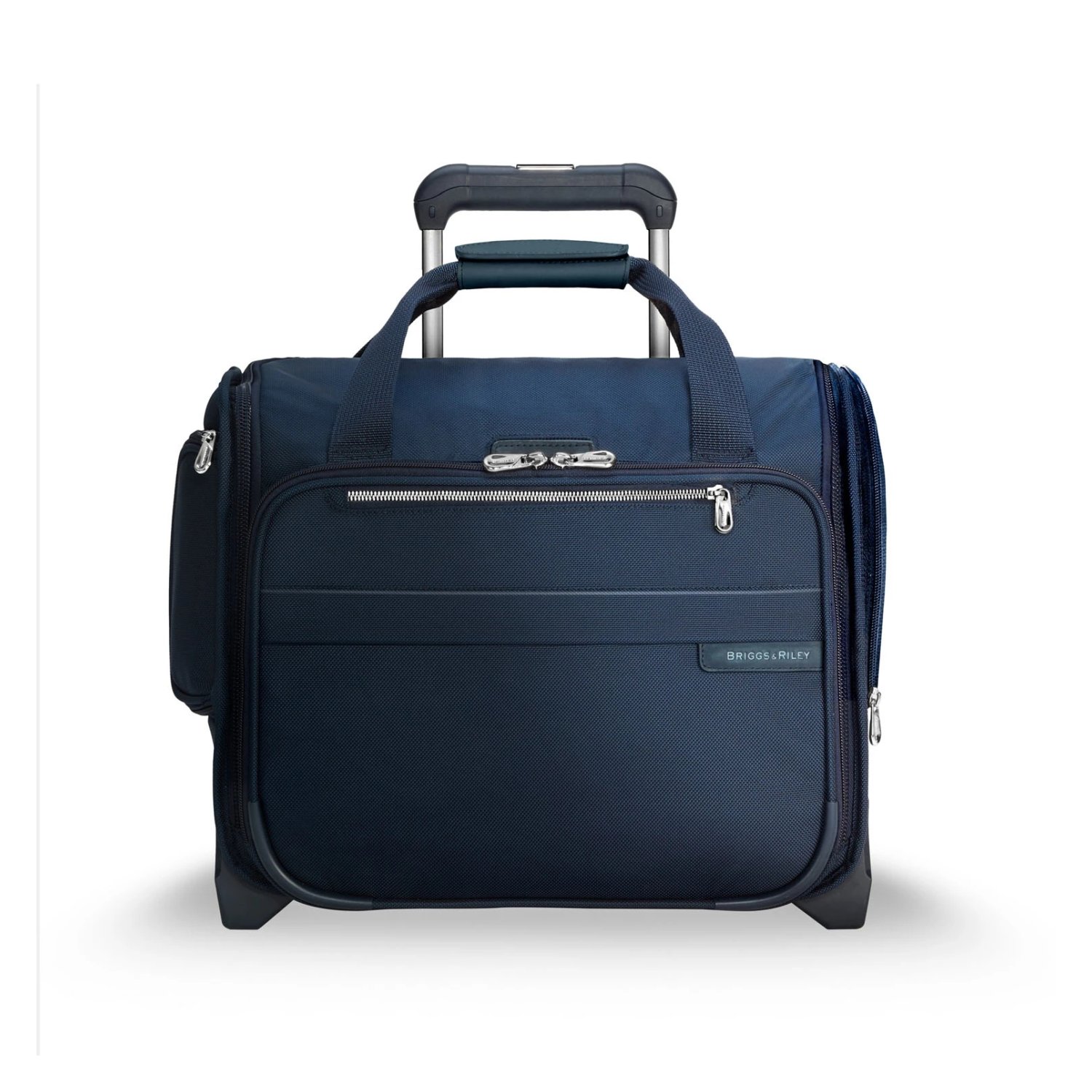 navy blue carry on luggage