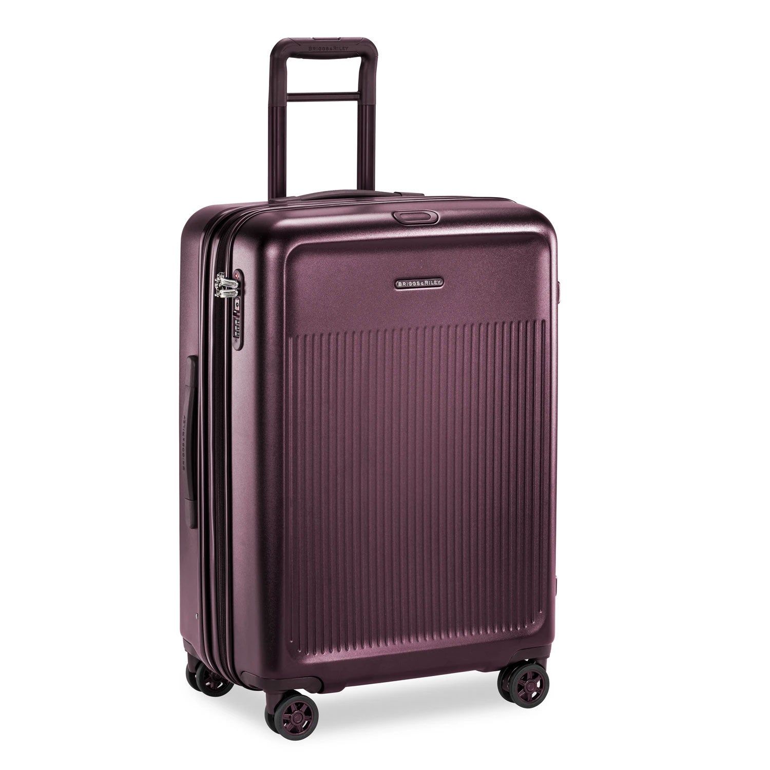 mauve luggage