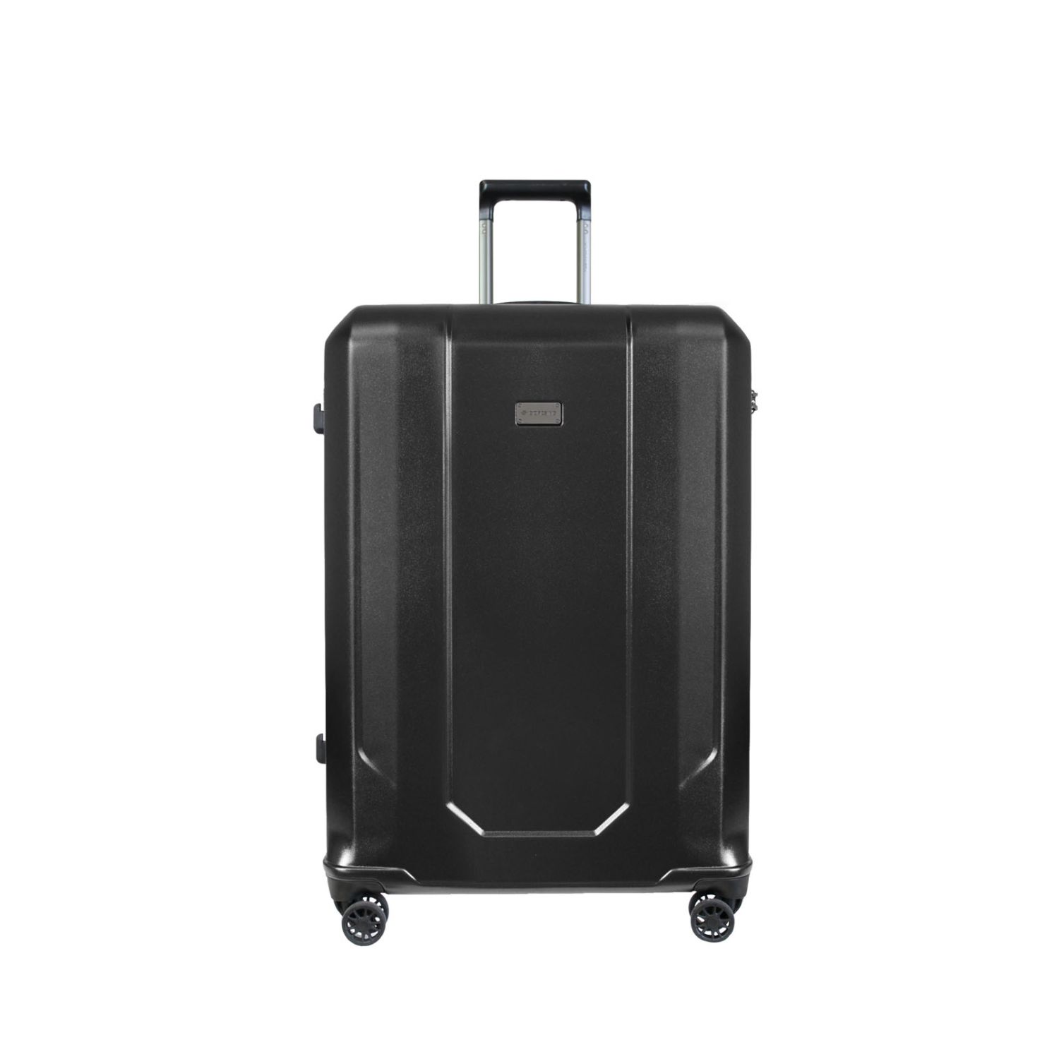 matte black luggage