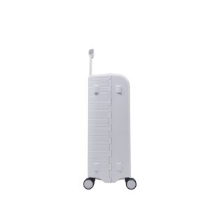 light grey suitcase