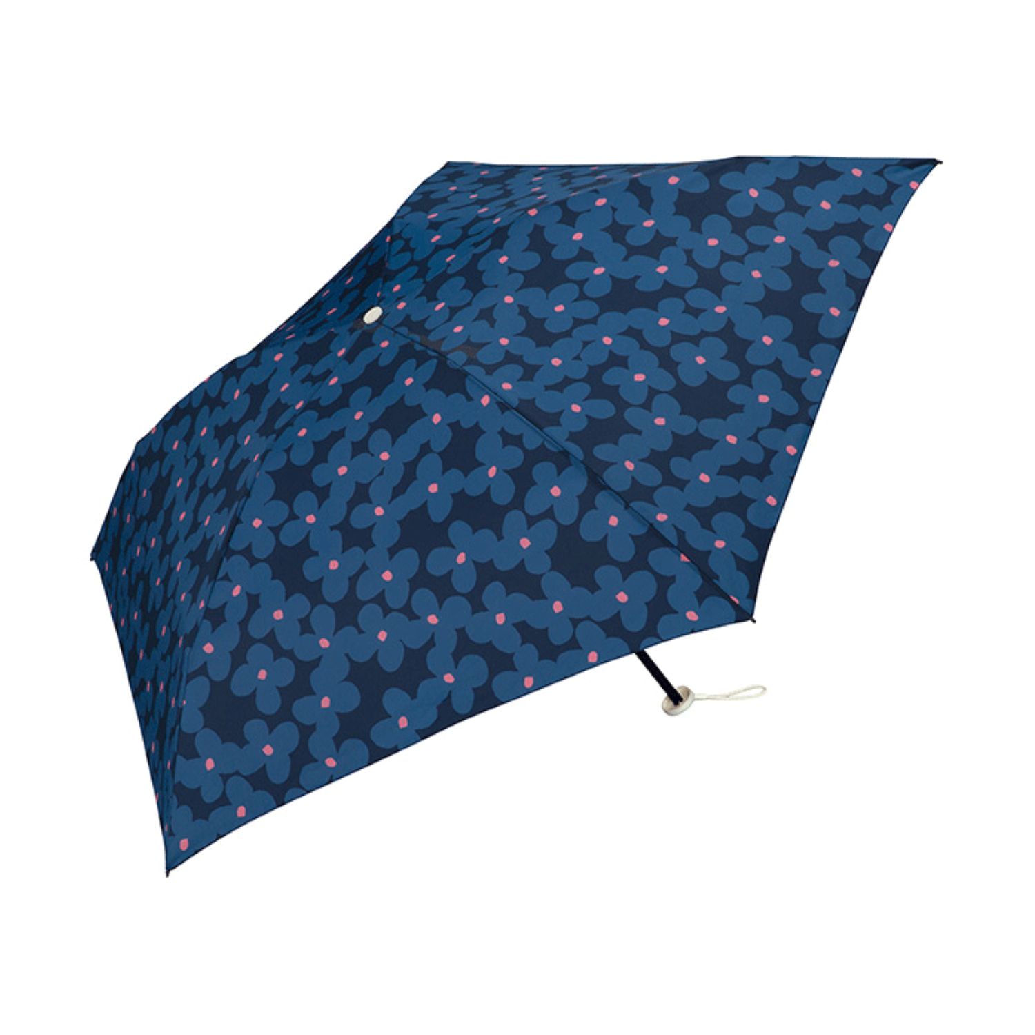 navy umbrella with lights